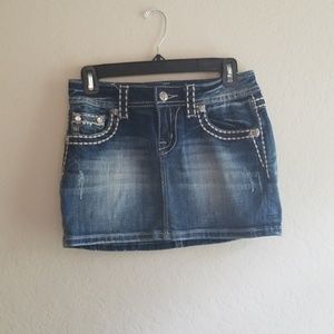 Miss Me Jean Skirt